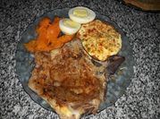 Una foto de bife de costilla