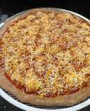 Pizza integral crujiente (base)