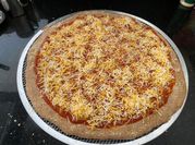 Una foto de base pizza saludable