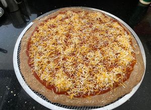 Una foto de Pizza integral crujiente (base)