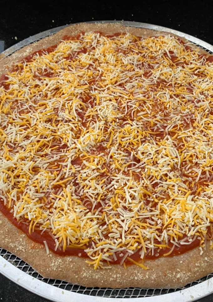Una foto de Pizza integral crujiente (base)