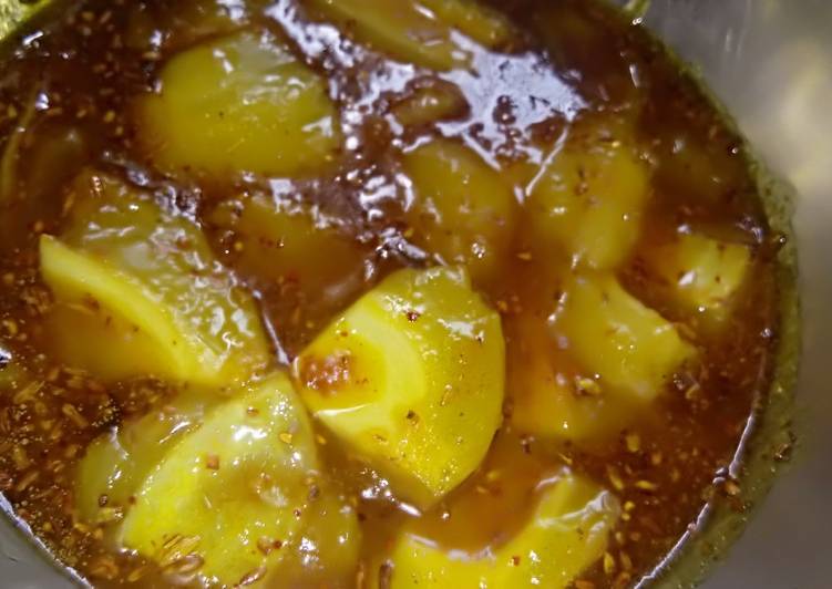 Recipe of Award-winning Instant sweet Mango pickle