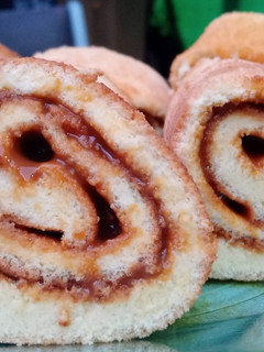 Una foto de Receta pionono dulce, fácil <3