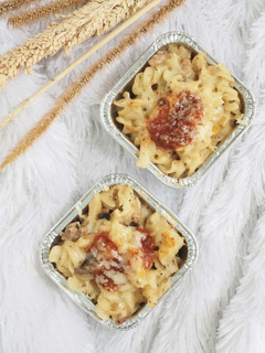 Foto resep Baked Pasta Bolognese Cheese