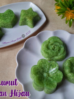 Foto resep Puding Lumut Tape Ketan Hijau