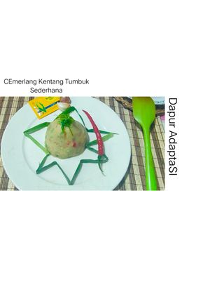 Foto resep Cemerlang Kentang Tumbuk Murni SEderHana✊🙏🏻🤍👍🏻