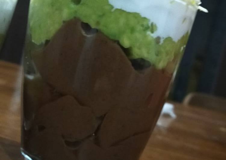 Resep Jelly coklat avocado /DEBM Cepat