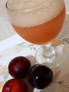 A picture of Plum Juice❤❤🥂🥂.