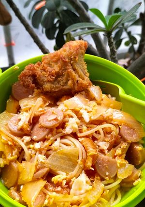 Foto resep Spaghetti tomat sosis