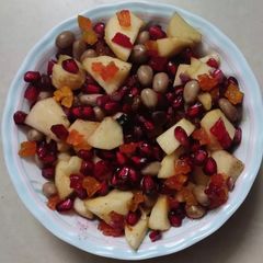 Fruit chaat with Groundnuts A picture of Fruit chaat with Groundnuts.