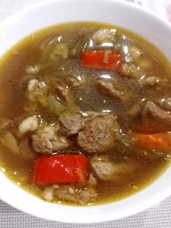 Langkah Gampang Membuat Resep Asem asem daging sapi yang Enak Banget