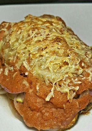 Una foto de Milhojas de pescado