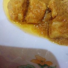 A picture of Boneless chicken salan.