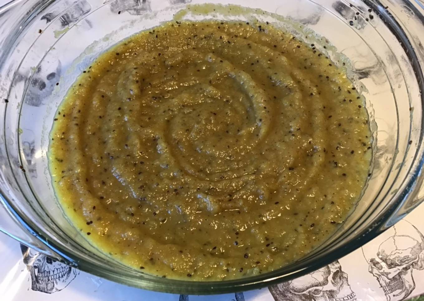 Compote kiwis et pommes au sucre de canne