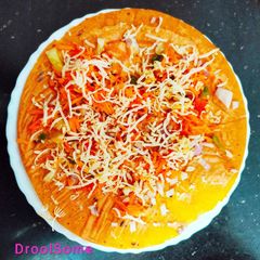 A picture of Khakra cheese sandwich.