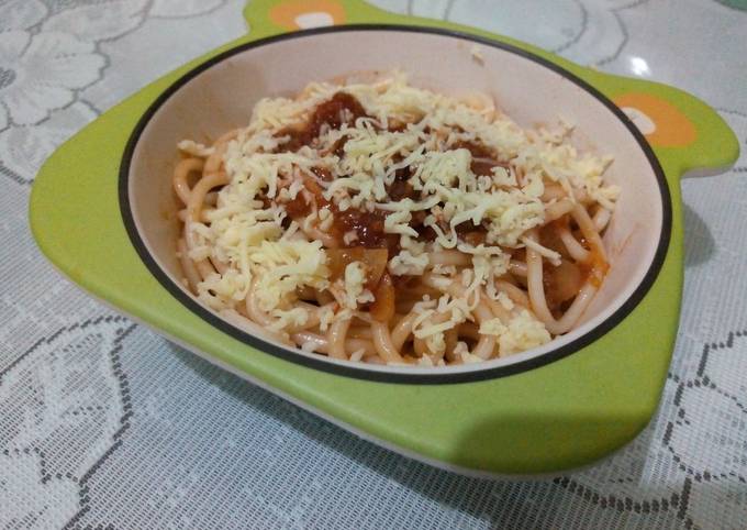 Resep: Spaghetti saus bolognese ala bunda Enak