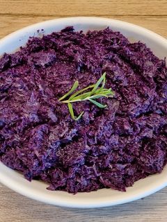 Párolt lilakáposzta💜 recept fotója