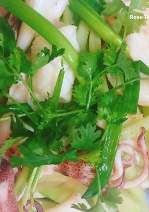 Hình của món Su Xào Mực.