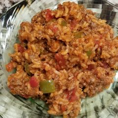 A picture of UnStuffed Peppers.