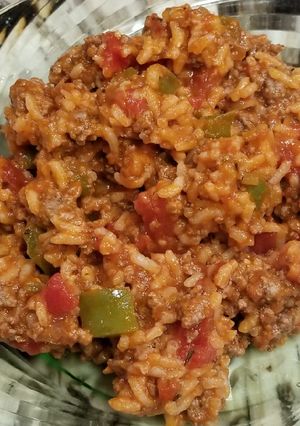 A picture of UnStuffed Peppers.