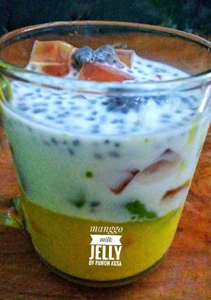 Foto resep Manggo Milk Jelly