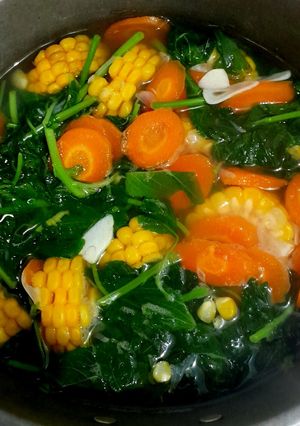 Foto resep Bening bayam dan teman-temannya