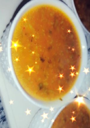 صورة لوصفة حساء بالشوفان والخضر 👍