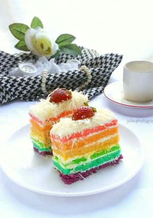 Foto resep Rainbow cake