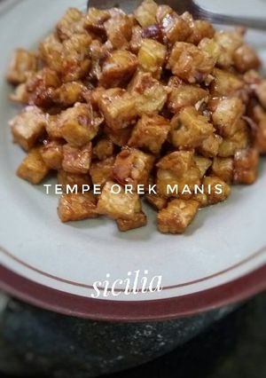 Foto resep Tempe orek manis