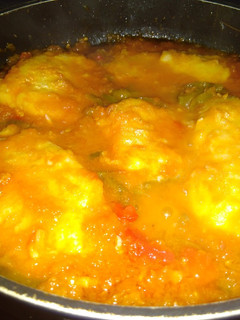 Una foto de Bacalao a la Riojana