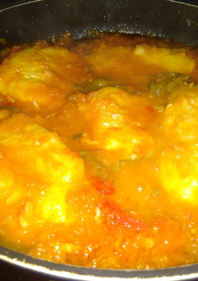 Una foto de Bacalao a la Riojana
