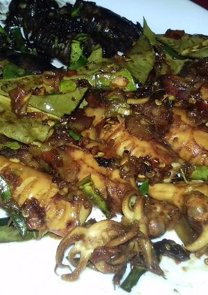 Foto resep Cumi Bakar pedas manis