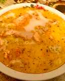 Финский суп с лососем и сливками🍲