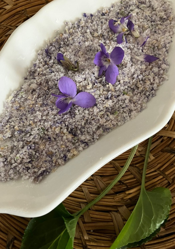 Una foto de Azúcar de violetas