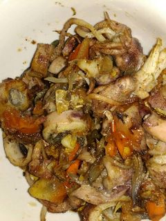Foto resep Tumis cumi asin..