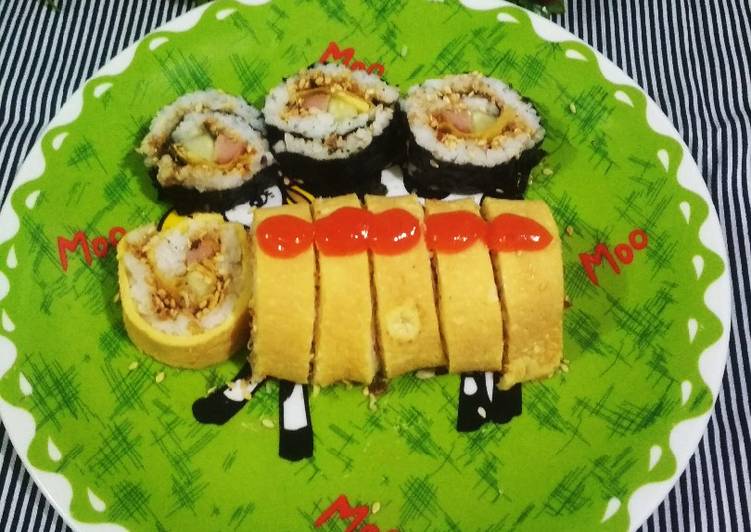 Bagaimana Membuat Sushi Gulung, Lezat