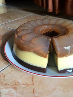 Foto resep Puding Regal 3 Lapis