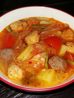 Foto resep Tom Yam Baso Ikan Bola-bola Tahu