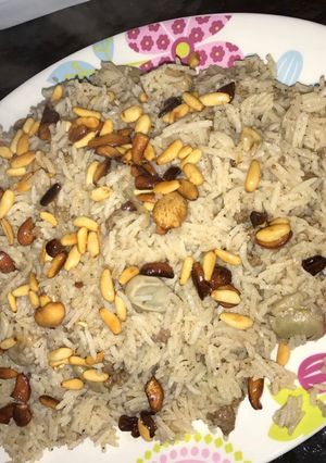 صورة لوصفة رز بفول