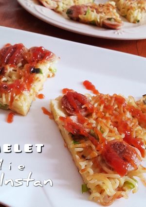 Foto resep Omelet mie instan
