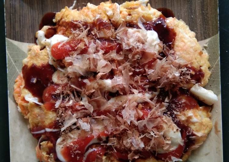 Okonomiyaki... telor dadar ala jepang