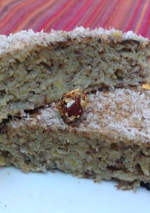 Una foto de Torta de banana hecha en la sartén