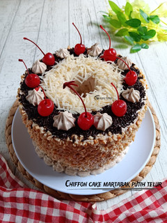 Foto resep Chiffon cake martabak putih telur