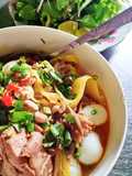 Quang-Style Chicken Noodles (Mỳ Quảng Gà)