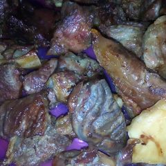 A picture of Friead meat.
