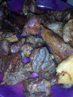 A picture of Friead meat.