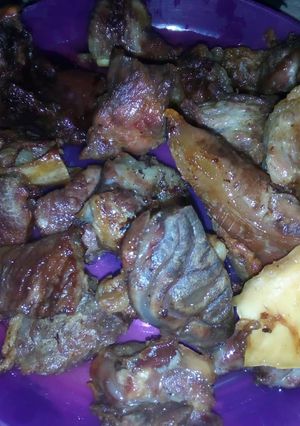 A picture of Friead meat.