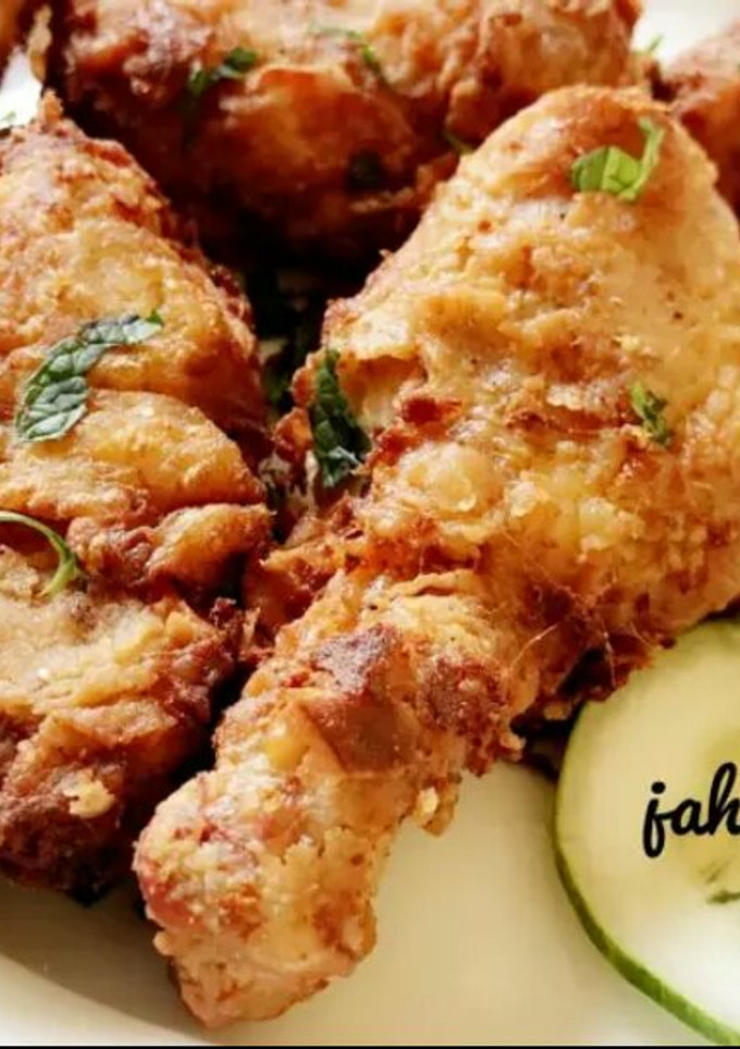 A picture of KFC Chicken.