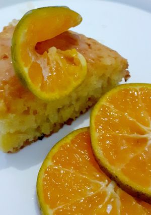 Foto resep Orange Yogurt Cake (eggless)