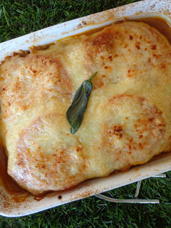 Foto de Lasanha de beringela com atum aromatizada com manjericão